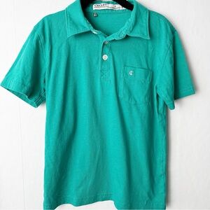 Criquet Kids Teal Green Polo Shirt Sz 6